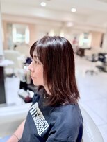 ヘア&エステ ヒロイン 西武池袋店&nbsp;柔らかく、クールに。ツヤ髪ミディ