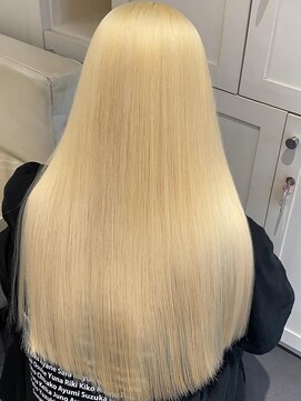 ベレーザ 渋谷(BELEZA) 16621抜きっぱなしブロンドハッシュカットホワイトブロンド