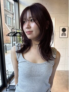 チル 福井駅前店(Chill) 福井レイヤーカットハッシュカット韓国くびれヘア学生艶髪