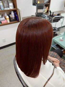 リトル 2nd(RittRe) 根元白髪染めで残りは普通のカラー☆