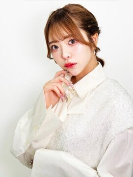 ステラ(Stella) 銀座ヘアセット。宣材サロモ編。ポニー編み下ろしVOL3.0