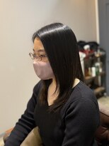 ワ ヘアー(wa-hair)&nbsp;韓国/レイヤーカット/顔周り/髪質改善/メテオストレート丸亀