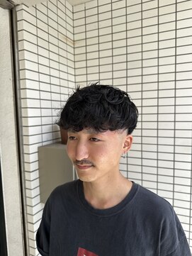 スウェル 船橋店(Swell) MEN’S HAIR/サーフカール/刈り上げセンターパート/船橋