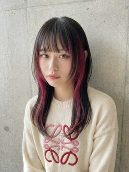 ビオルネ 土気あすみが丘店(VIE.ORNER)の写真/圧倒的！！[透明感×トレンド]を演出!毛先まで艶っぽい透け通るニュアンスヘア◎土気