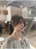 髪質改善カラー/韓国/レイヤーカット/ブリーチなしダブルカラー