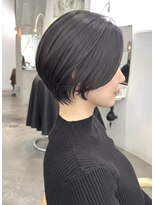 ヘア アンド スパ エジェリ プリム(hair&spa egerie prime)&nbsp;30代40代ショートボブ前髪なしハンサムショート