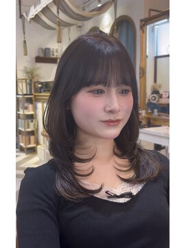 ロンドアベニール 北千住(Lond avenir) 韓国顔周り/バタフライカット/ワンホンレイヤー北千住