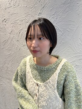 エクリ シセイドウ 麻布十番店(equri×SHISEIDO) 【麻布十番】大人の丸みショートスタイル