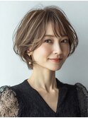 白髪ぼかし脱白髪染め似合わせカット40代50代60代