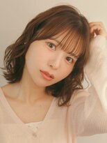 ベレッタ 枚方店(veretta.)&nbsp;まろやかショコラブラウン/束感シースルーバング/大人ボブディ