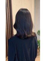 ヘアーナチュレ ラ フルール(HAIR NATURE La Fleur)&nbsp;☆暗髪グレージュ×韓国風ワンホンミディ/くびれヘア/20代30代☆