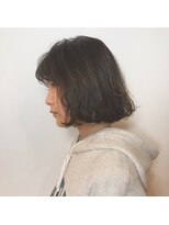 ツイギー 宮西店(TWiGGY)&nbsp;あごラインの切りっぱなしボブ