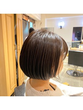 ラボヌールヘアーレーヴ 池袋店(La Bonheur hair reve) 耳掛けボブ