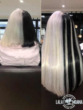 ララ モアナ(LaLa Moana) 【ミディアム→ロング】エクステ70枚／バイカラーもエクステで◎