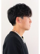 パウダー(powder)&nbsp;センターパート&ニュアンスパーマ&ツーブロック【表参道/青山】