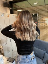 ラフ 難波店(LAFF)&nbsp;#黒髪#ボブルフ#ネビージュ#小顔#ワンレン