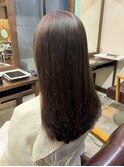 20代30代40代◎大人可愛いマロンベージュ髪質改善ストレート