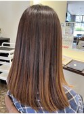 セミロングスタイル