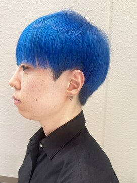 アイティーバイアルバム 下北沢店(IT by ALBUM) マッシュグレージュカラーノンジアミンカラー短髪_ba401852