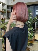 ピンクカラー/アッシュピンク/ハイトーン/ブリーチカラー