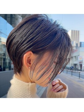 ジエクト ヴィシア(The Ect VIXIA) 前髪なし×くびれショート×ショートボブ×小顔×サイドバング