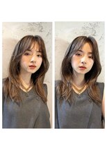 ノラ ヘアーサロン(NORA HAIR SALON) 韓国風2way前髪×レイヤーカット
