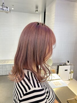 ゲーム 原宿店(GAME) ピンクベージュ/ダブルカラー/ケアブリーチ/髪質改善/原宿