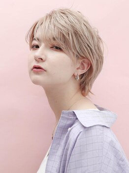 トリ 三宮店(TORi)の写真/【ミント神戸横/カット+カラー¥5000】流行りのハイライトなら<TORi>で！デザインカラー講師在籍サロン☆