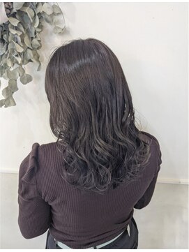 ボアップ(boappu) #グレージュ#カラー#暗髪#艶カラー