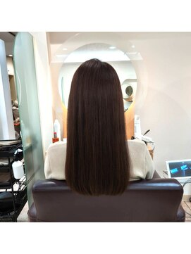 松本平太郎美容室 銀座パートフォー(PART4) メタルDXでサラサラアッシュブラウン ◎20代 30代 40代