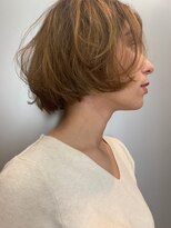 ヴヴ(Bub)&nbsp;short bob/ショートボブ　ニュアンスパーマ　シルキーベージュ