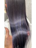 AO hair ブルーラベンダーカラー