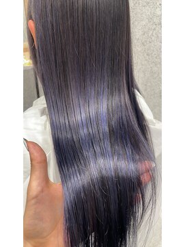 アオ 甲府本店(AO) AO hair ブルーラベンダーカラー
