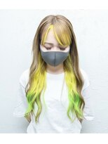 ヘアーエクステンド エフ 渋谷(f)&nbsp;イエロー＆イエローグリーン