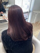 ルシードスタイル グローバルディー 稲毛店(LUCIDO STYLE GLOBAL.D)&nbsp;ヘルシースタイルふんわりカールショコラピンク【稲毛】