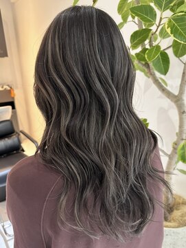 スティロ(stylo) ハイライトカラーグレージュベージュケアブリーチダブルカラー