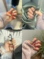 ヘアーラウンジルシェル(HAIR LOUNGE Le ciel)&nbsp;毎月変わるネイル！雰囲気があるものがだいすき！！
