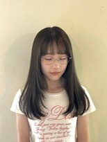 美容室 はなこ オリーブカラー