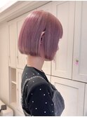 9379ベビーピンクハイライトミルクティーピンクハイトーンカラー