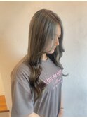 オリーブグレージュ/ブリーチカラー/透明感カラー/横浜/横浜駅