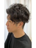 メンズ×スパイラルパーマ