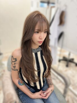 ハイエクステンション 京都駅前店(Hi-Extension) ヘーゼルブラウン×レイヤー▼miho089