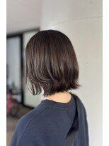 シュク 高円寺(SYUK) ぷつっとボブレイヤー/透明感グレージュ【SYUK 高円寺 中野】