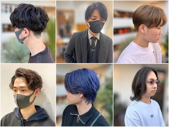 ハグライフ(HUG LIFE)の写真/男性のお客様も多く通う、実力派サロン☆ONもOFFも楽しめるスタイルをご提案！駅近で仕事帰りにも◎