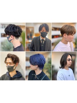 男性のお客様も多く通う、実力派サロン☆ONもOFFも楽しめるスタイルをご提案！駅近で仕事帰りにも◎
