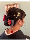 1-5 卒業式 袴着付け・ヘアセット