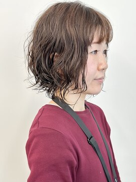 モリオ(morio) -ニュアンスパーマ大人ボブパーマゆるふわパーマボブウェーブ2