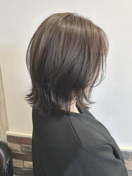 ネオリーブシェリエ 浅草店(Neolive cherie) 脱白髪染めハイライト グレージュ