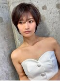 【福島】イメチェン×美髪[外はねボブ/ボブ/グレージュ]
