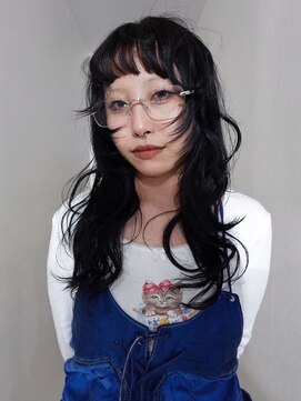 ナービス(NARVIS) 顔まわりレイヤー/巻き髪/ロング/デザインカット